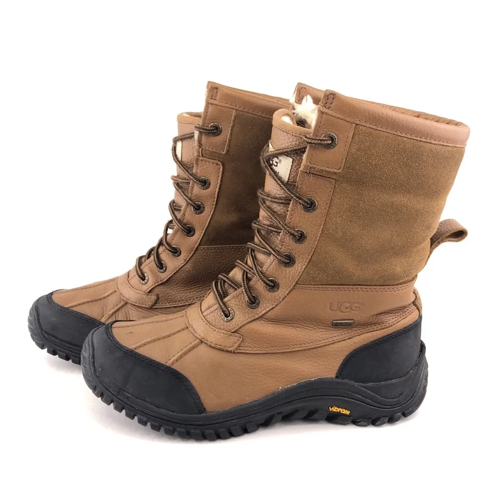 UGG Adirondack II Brown Leather Winter Boots